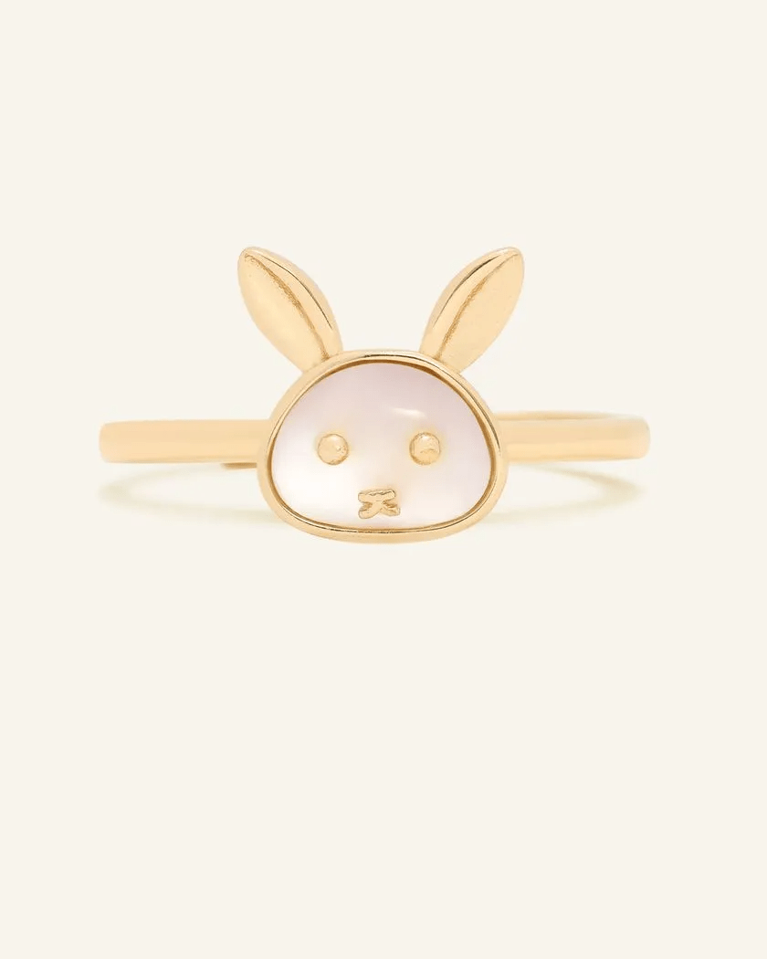 Rabbit Zodiac MOP Ring - Love Estella