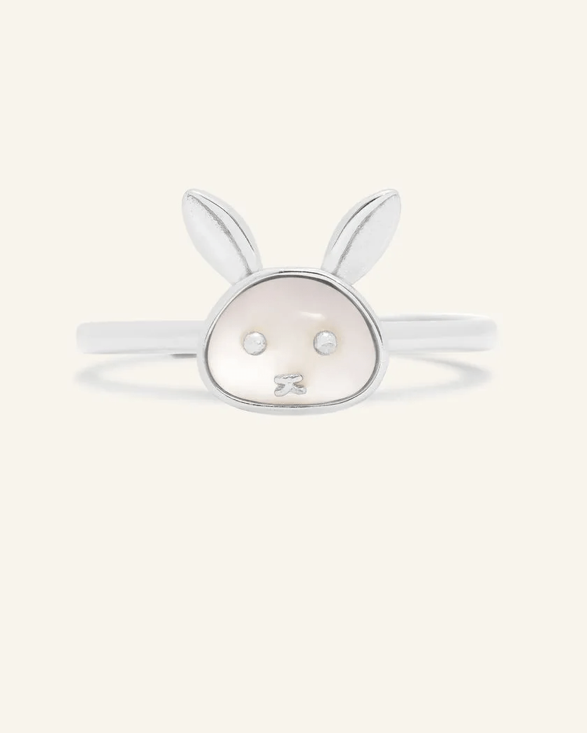 Rabbit Zodiac MOP Ring - Love Estella