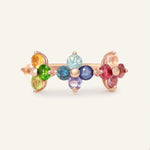 Rainbow Trinity Clover Ring - Love Estella