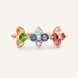 Rainbow Trinity Clover Ring - Love Estella