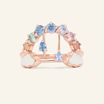 Rainbow’s Promise Ring (Moissanite) - Love Estella