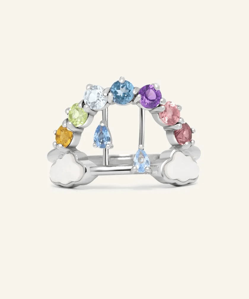 Rainbow’s Promise Ring (Semi - Precious Gems) - Love Estella