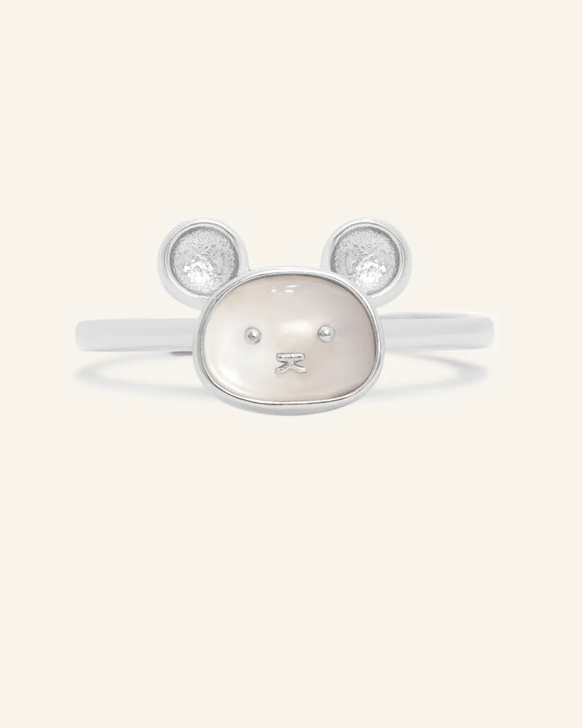 Rat Zodiac MOP Ring - Love Estella