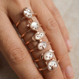 Rat Zodiac MOP Ring