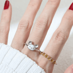 Rat Zodiac MOP Ring - Love Estella