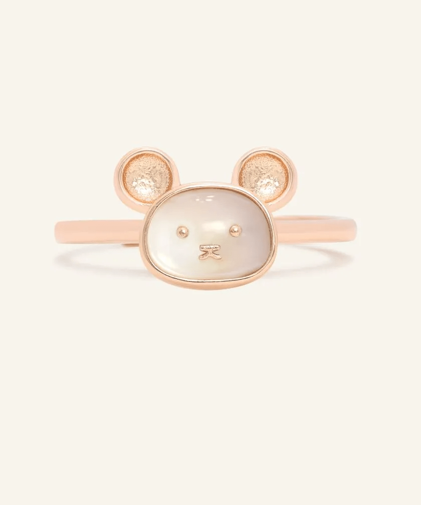 Rat Zodiac MOP Ring - Love Estella