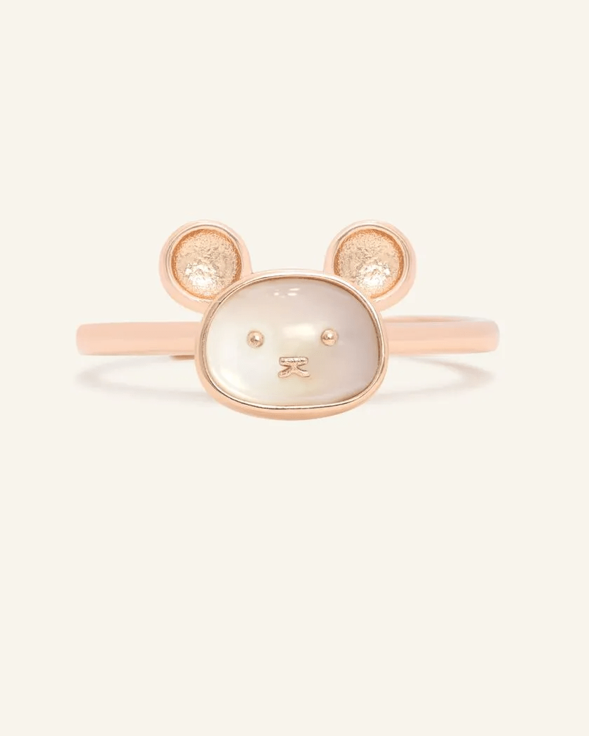 Rat Zodiac MOP Ring - Love Estella