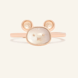 Rat Zodiac MOP Ring - Love Estella