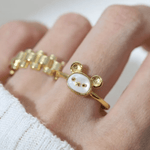 Rat Zodiac MOP Ring - Love Estella