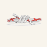 Red String of Fate Knot Ring - Love Estella