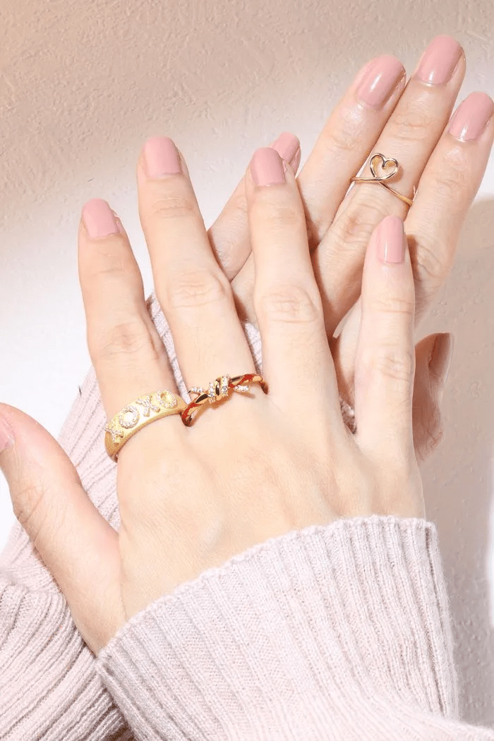 Red String of Fate Knot Ring - Love Estella