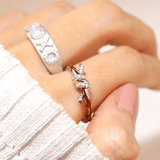 Red String of Fate Knot Ring - Love Estella
