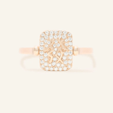 Reversible Mahjong Citrine Ring - Love Estella