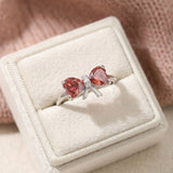 Ribbon Moissanite Ring