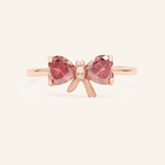 Ribbon Moissanite Ring - Love Estella