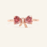 Ribbon Moissanite Ring - Love Estella