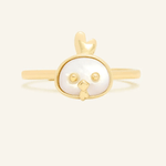 Rooster Zodiac MOP Ring - Love Estella
