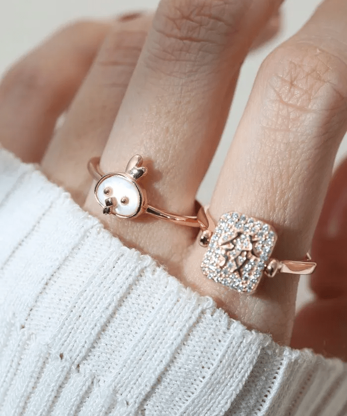 Rooster Zodiac MOP Ring - Love Estella