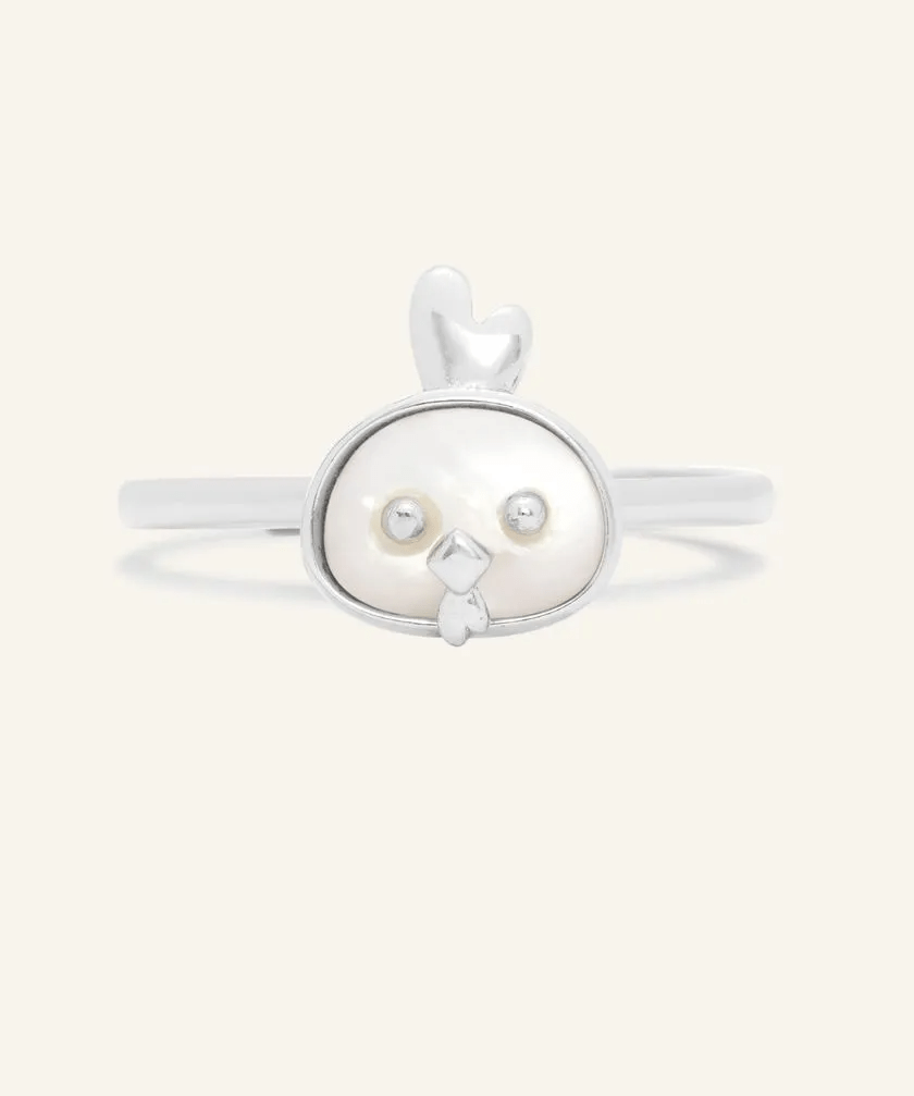 Rooster Zodiac MOP Ring - Love Estella