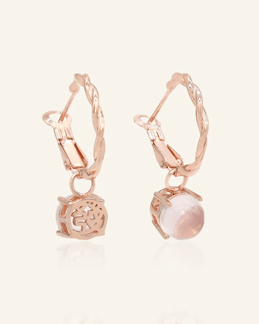 Rosy Luck Hoops - Love Estella