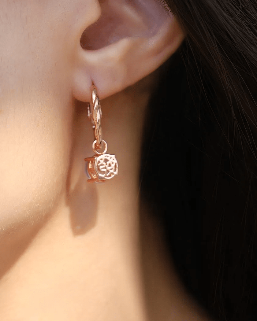 Rosy Luck Hoops - Love Estella