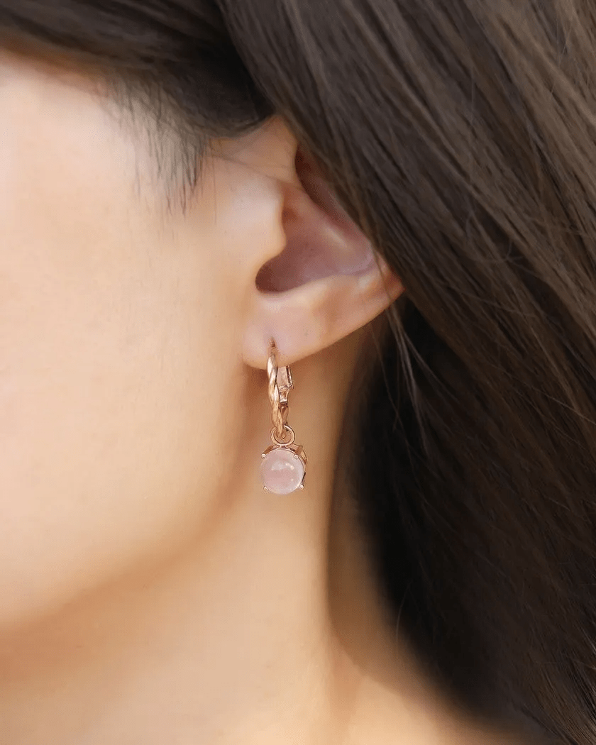 Rosy Luck Hoops - Love Estella