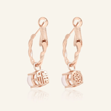Rosy Luck Hoops - Love Estella