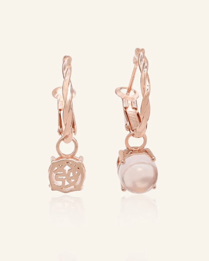 Rosy Luck Hoops - Love Estella