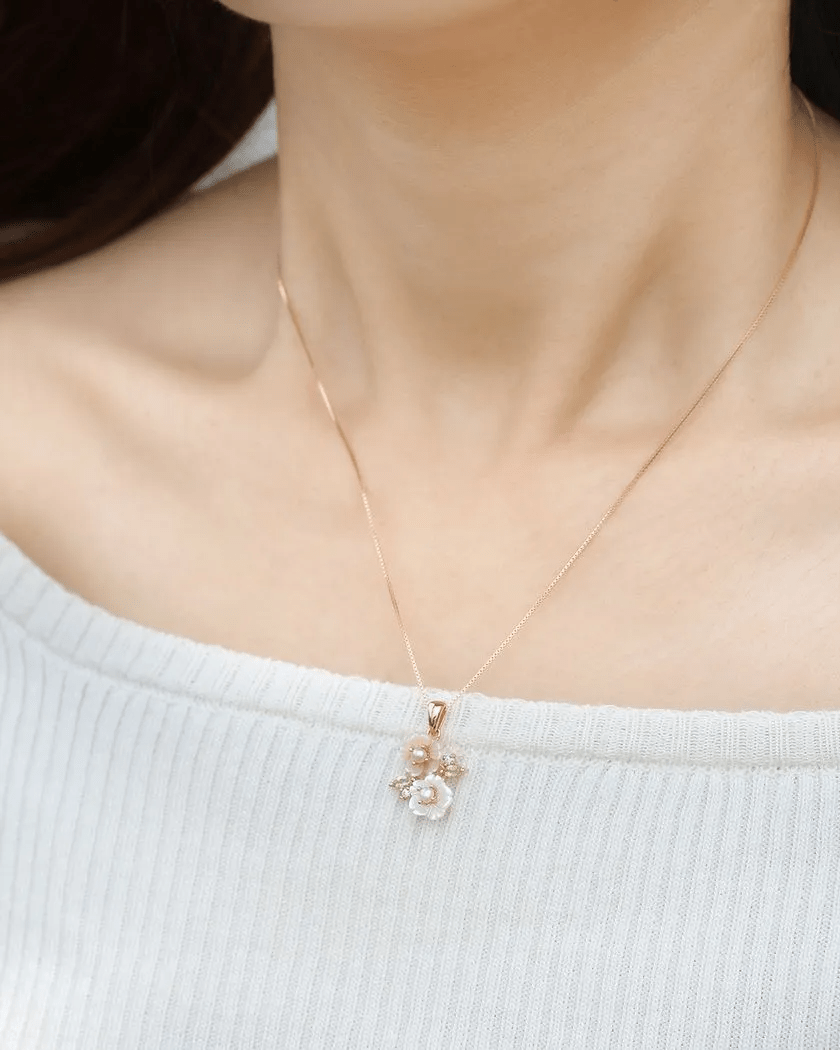 Sakura Blossom Necklace - Love Estella