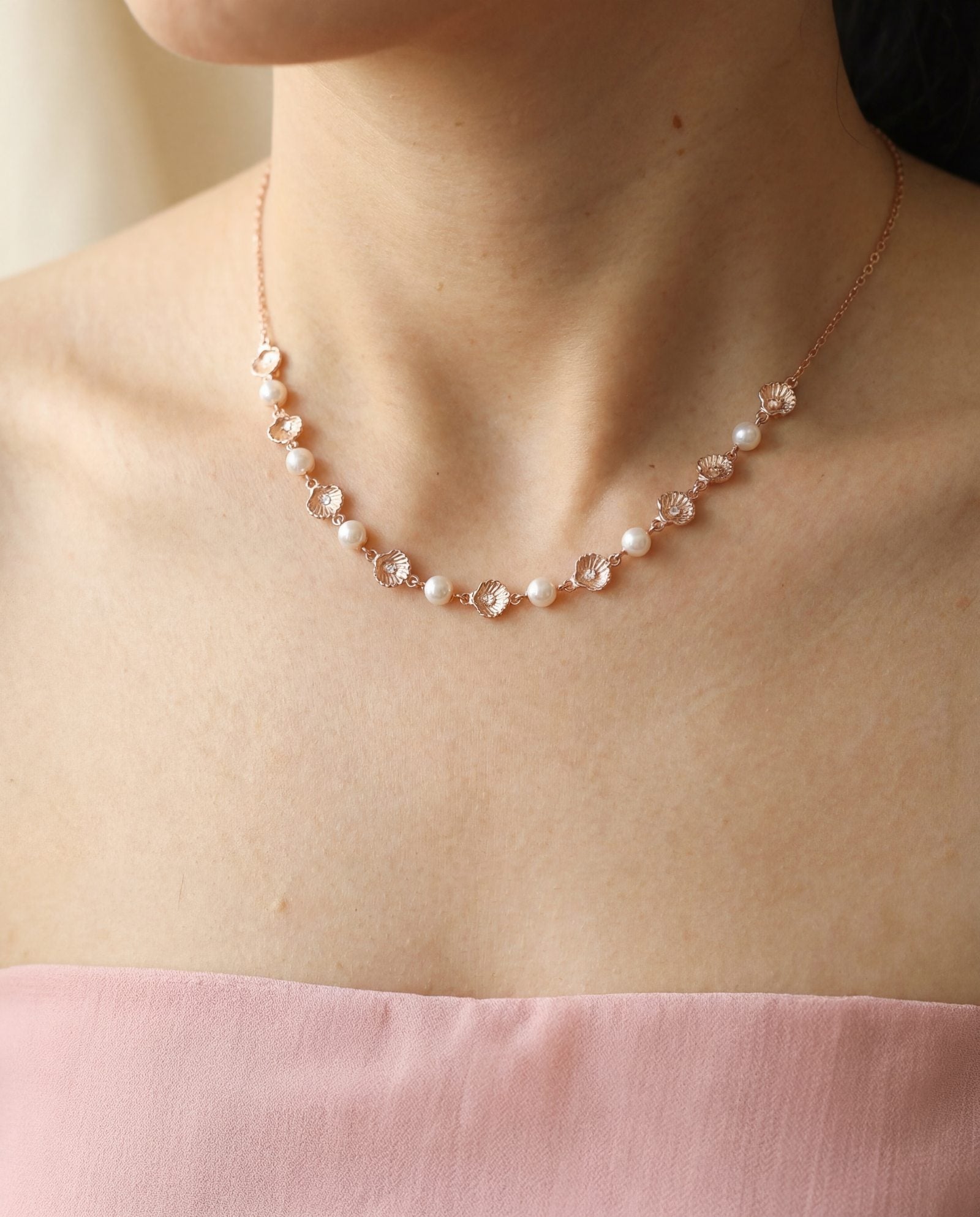 Seabelle Pearl Necklace - Love Estella