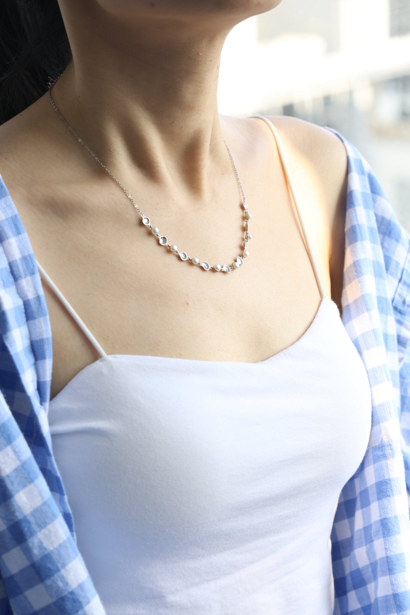 Seabelle Pearl Necklace - Love Estella