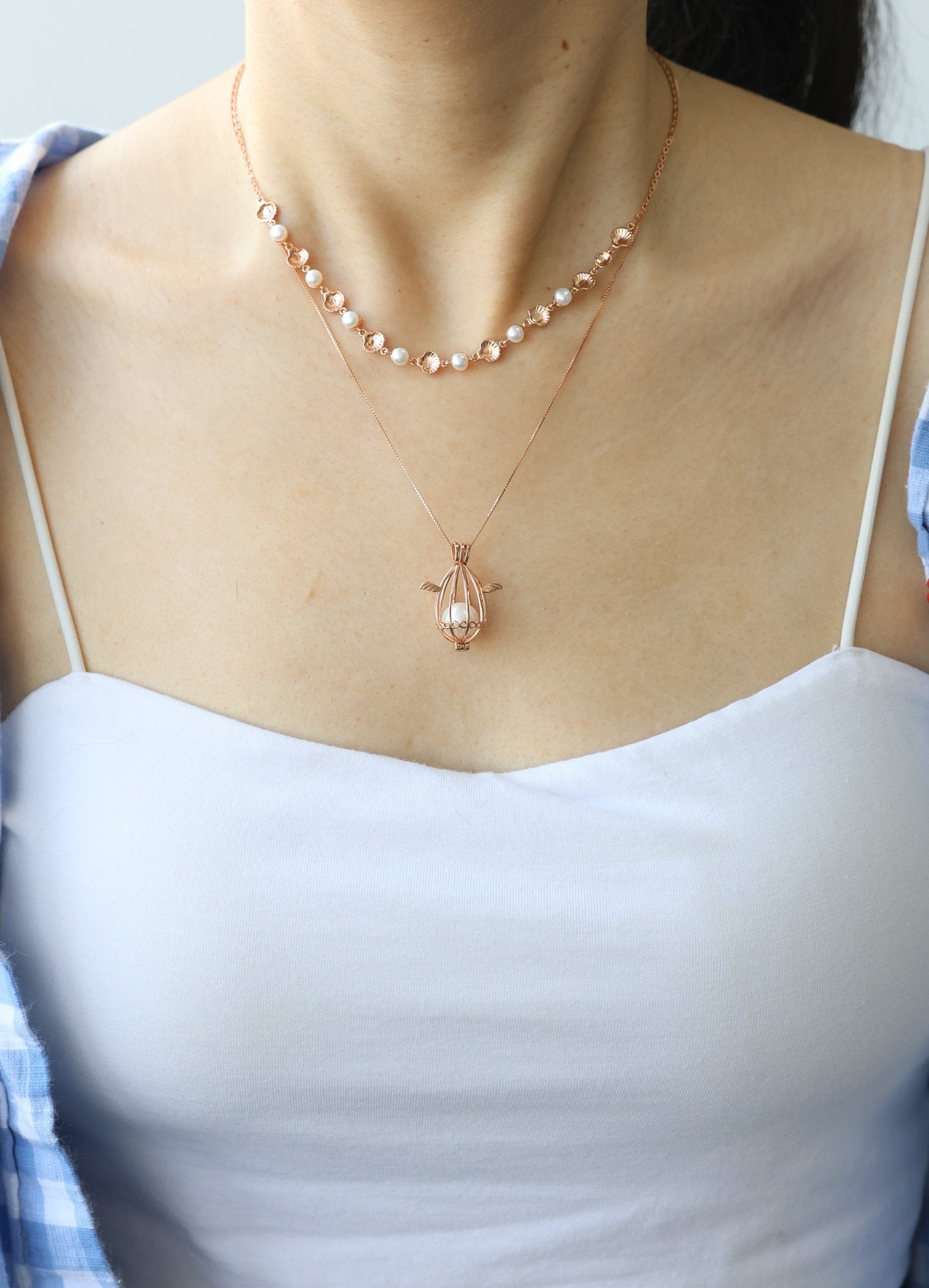 Seabelle Pearl Necklace - Love Estella
