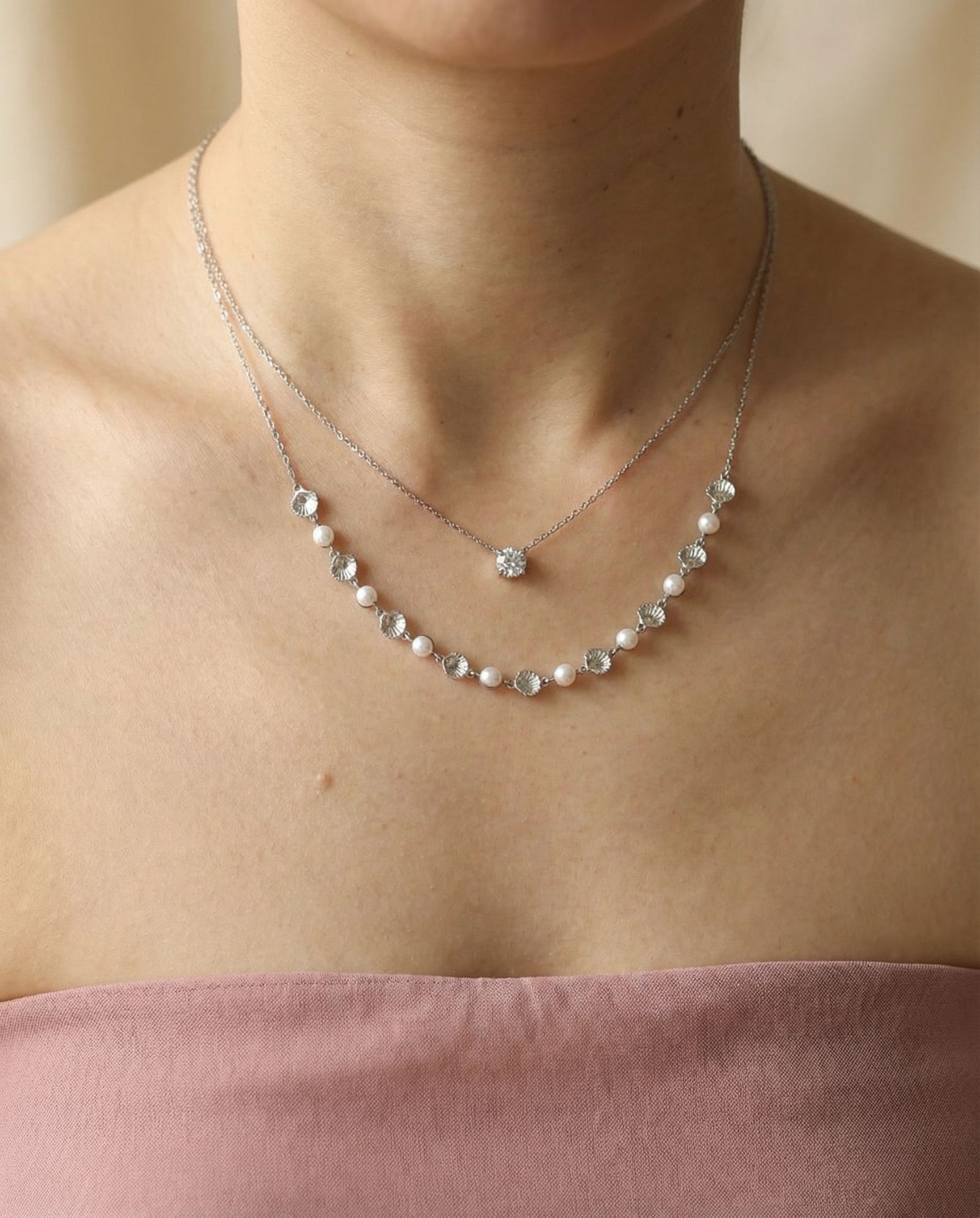 Seabelle Pearl Necklace - Love Estella