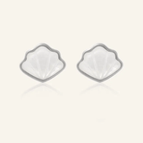 Seashell Mother of Pearl Studs - Love Estella