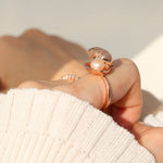 Seashell Pearl Ring - Love Estella