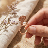 Seashell Pearl Ring - Love Estella