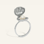 Seashell Pearl Ring - Love Estella