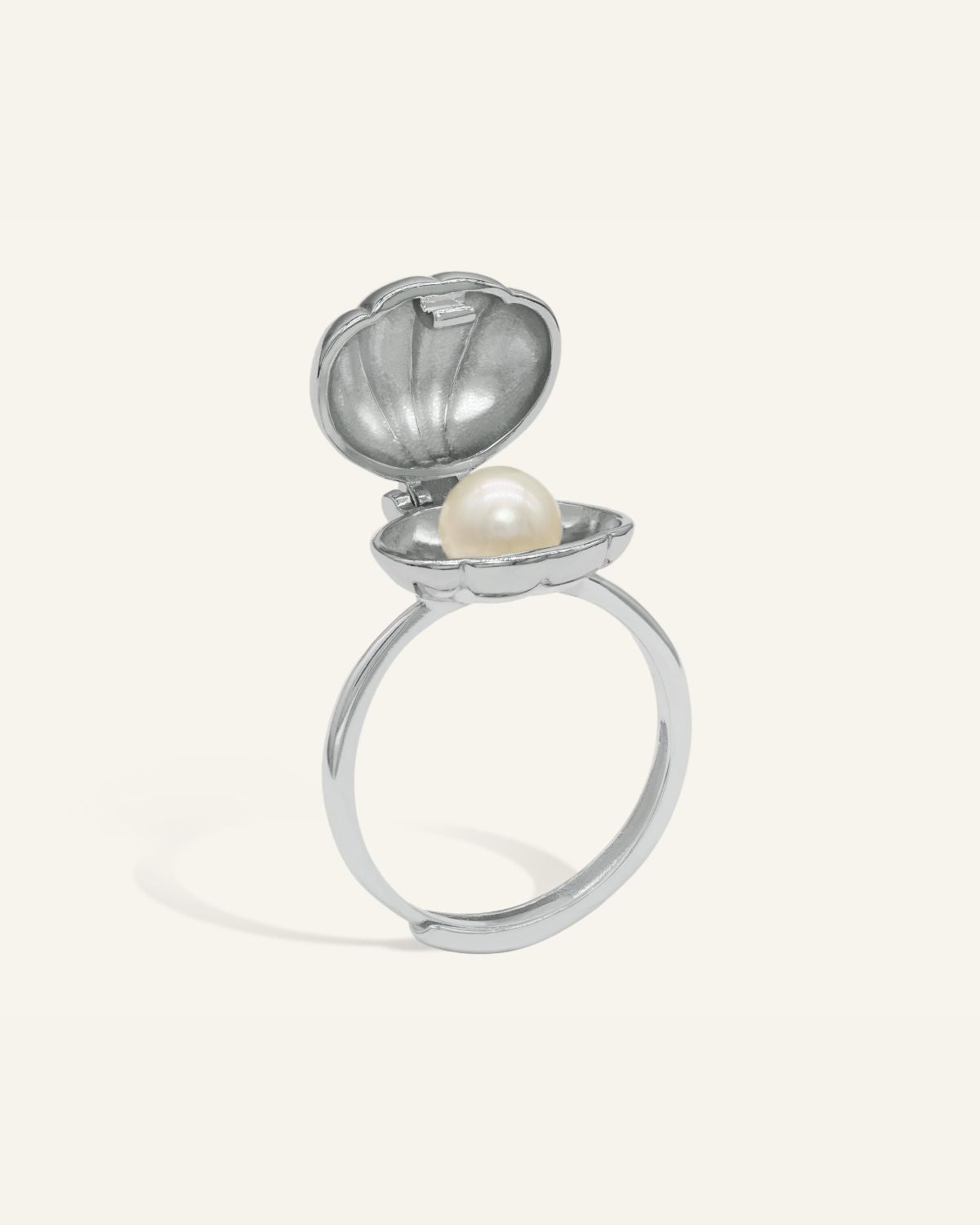 Seashell Pearl Ring - Love Estella