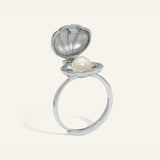 Seashell Pearl Ring - Love Estella