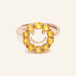 Smiley Ring (Citrine) - Love Estella