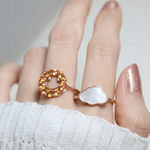 Smiley Ring (Citrine) - Love Estella