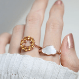 Smiley Ring (Citrine) - Love Estella