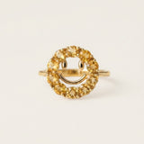 Smiley Ring (Citrine) - Love Estella
