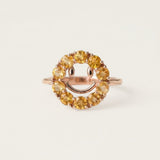 Smiley Ring (Citrine) - Love Estella