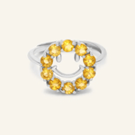 Smiley Ring (Citrine) - Love Estella