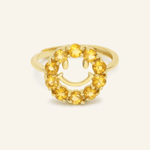 Smiley Ring (Citrine) - Love Estella