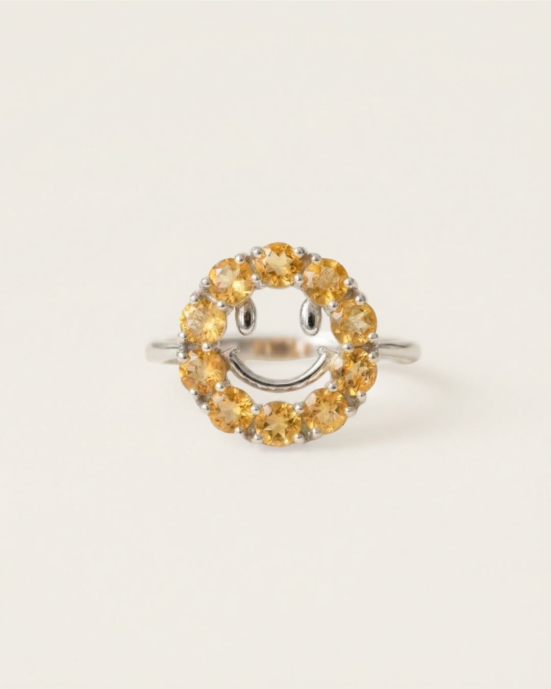 Smiley Ring (Citrine) - Love Estella