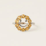 Smiley Ring (Citrine) - Love Estella