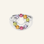 Smiley Ring (Semi - Precious Gems) - Love Estella