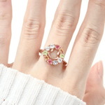 Smiley Ring (Semi - Precious Gems) - Love Estella